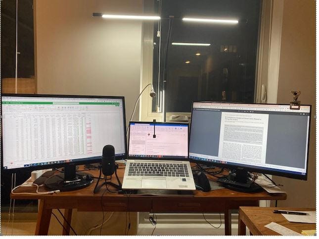 Customer photo review of Illum Desk Light: Versatile Webcam, Task & Ambient Lighting