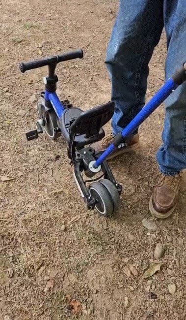 Customer photo review of Triciclo Evolutivo 4 en 1 – Ayuda a Tu Bebé a Caminar Seguro y Sin Caídas