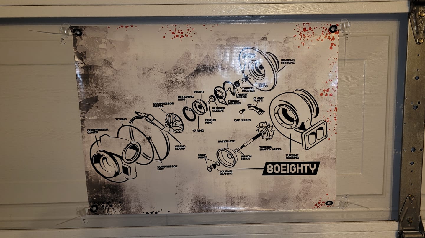 Customer photo review of 80Eighty® Turbo Diagram Banner