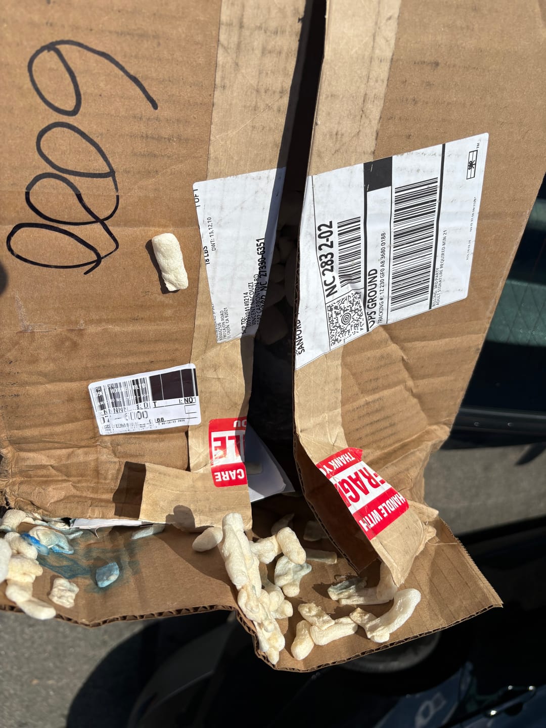 Customer photo review of Shipping insurance