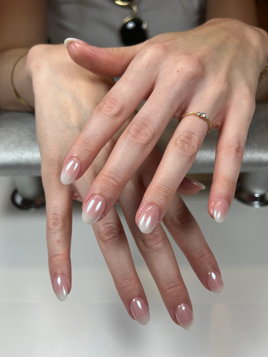 Customer photo review of Make UP UV Gel - milchig weiß | Kaschierendes UV Gel für Babyboomer & French