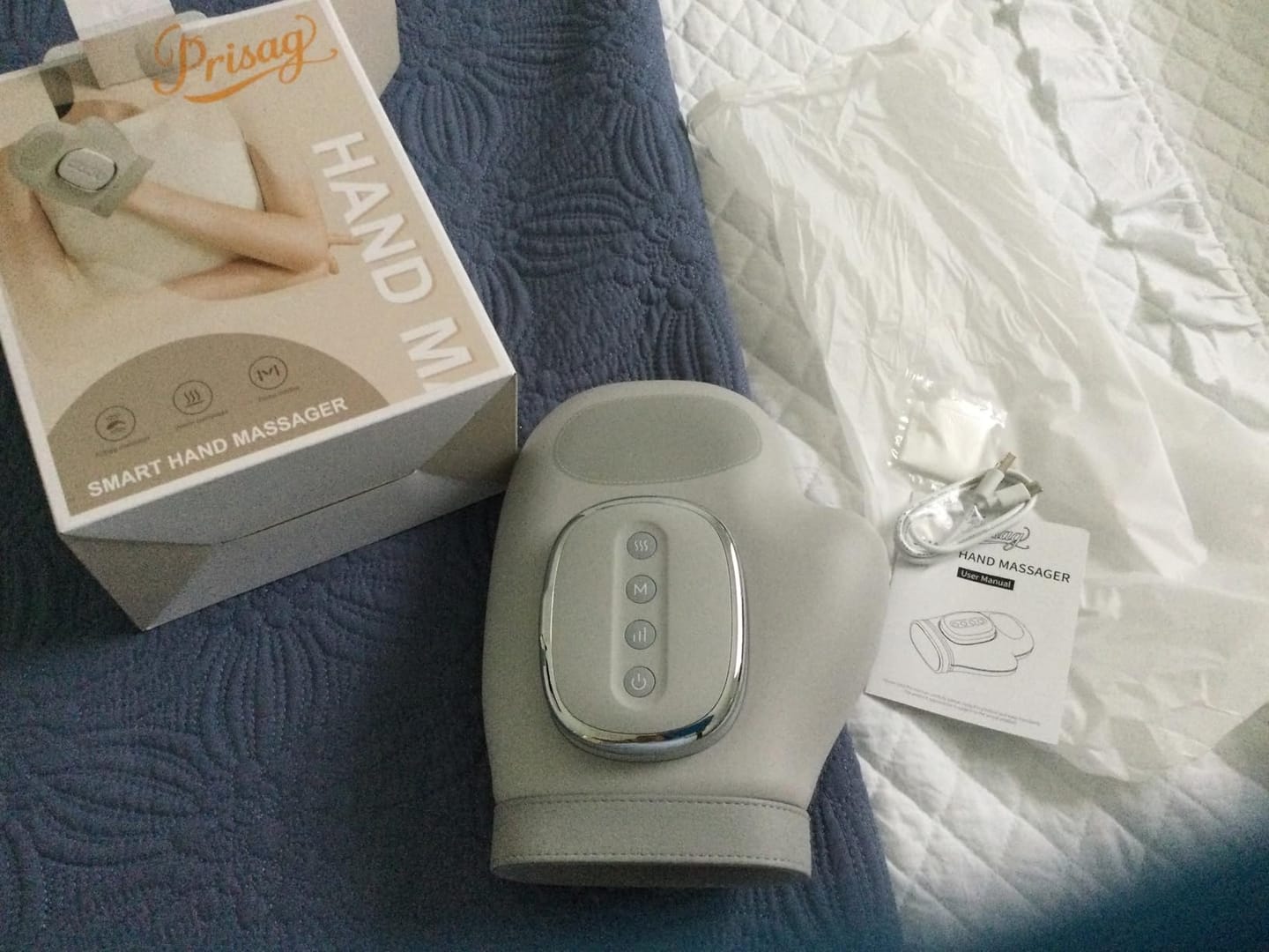 Customer photo review of BlissGlove™ – Warm Compression Comfort for Tired Hands.