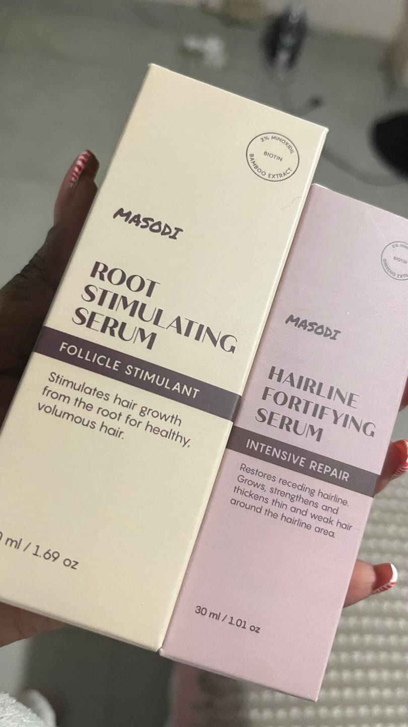 Customer photo review of Scalp Serum Set - Minoxidil