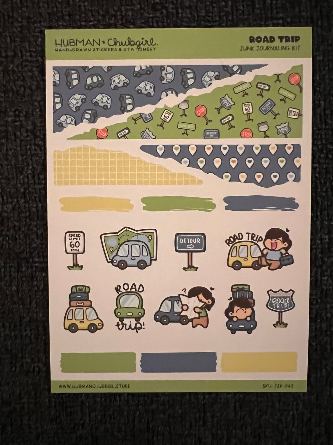 Customer photo review of Road Trip Days Junk Journaling Kit
