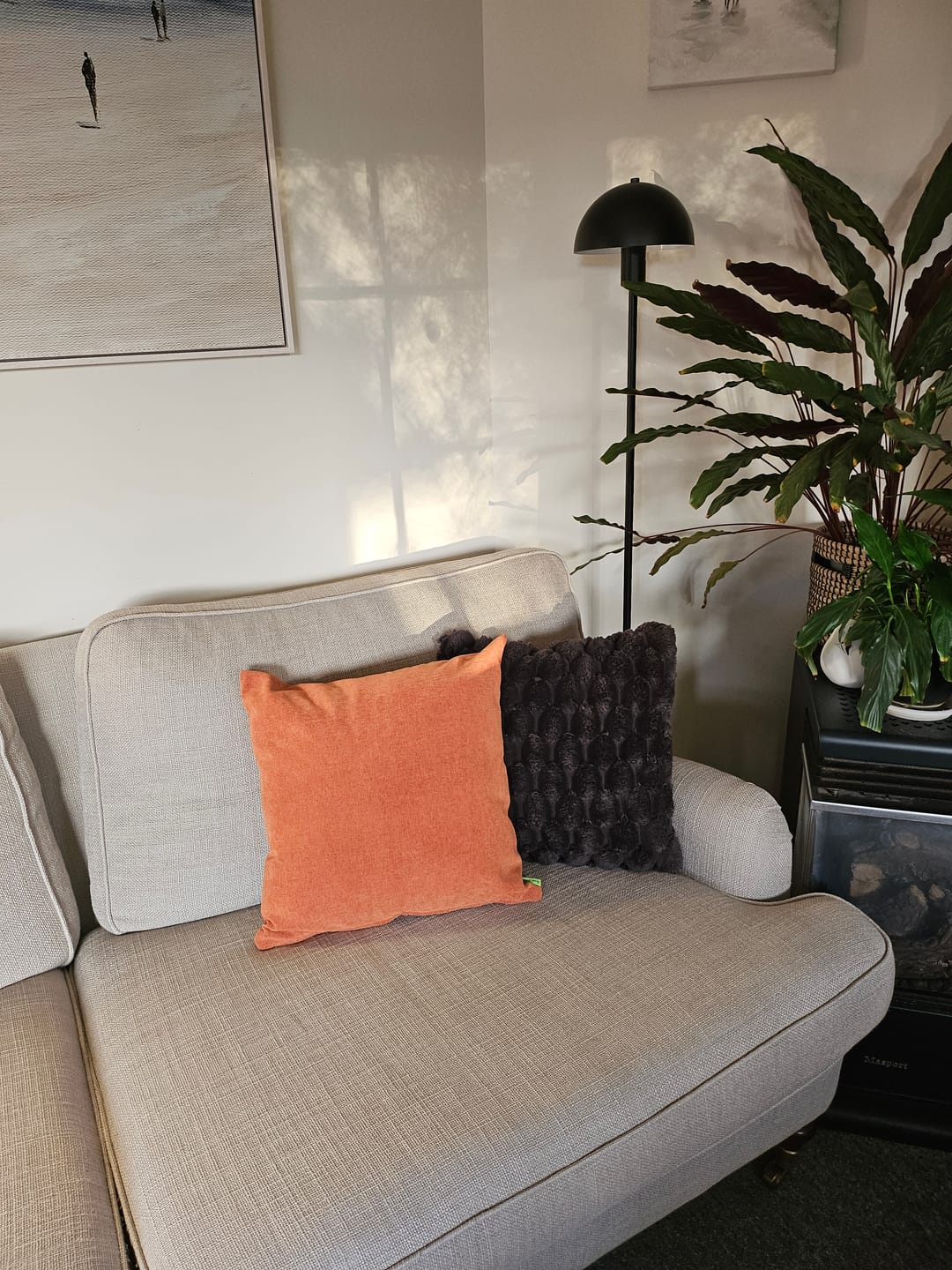 Customer photo review of Sahara Burnt Orange - Cushion Cover - 45cm x 45cm