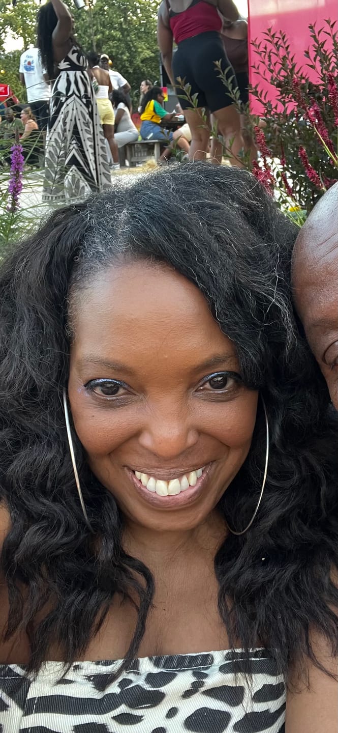 Customer photo review of Kinky Straight Human Crochet Hair