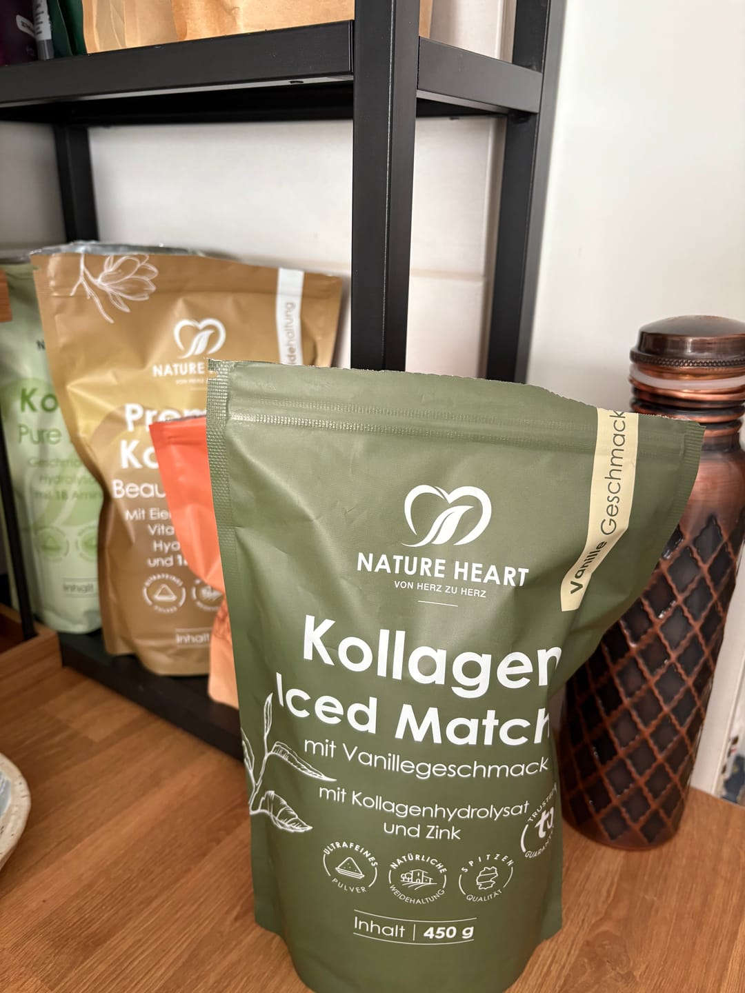 Customer photo review of Kollagen Iced Matcha