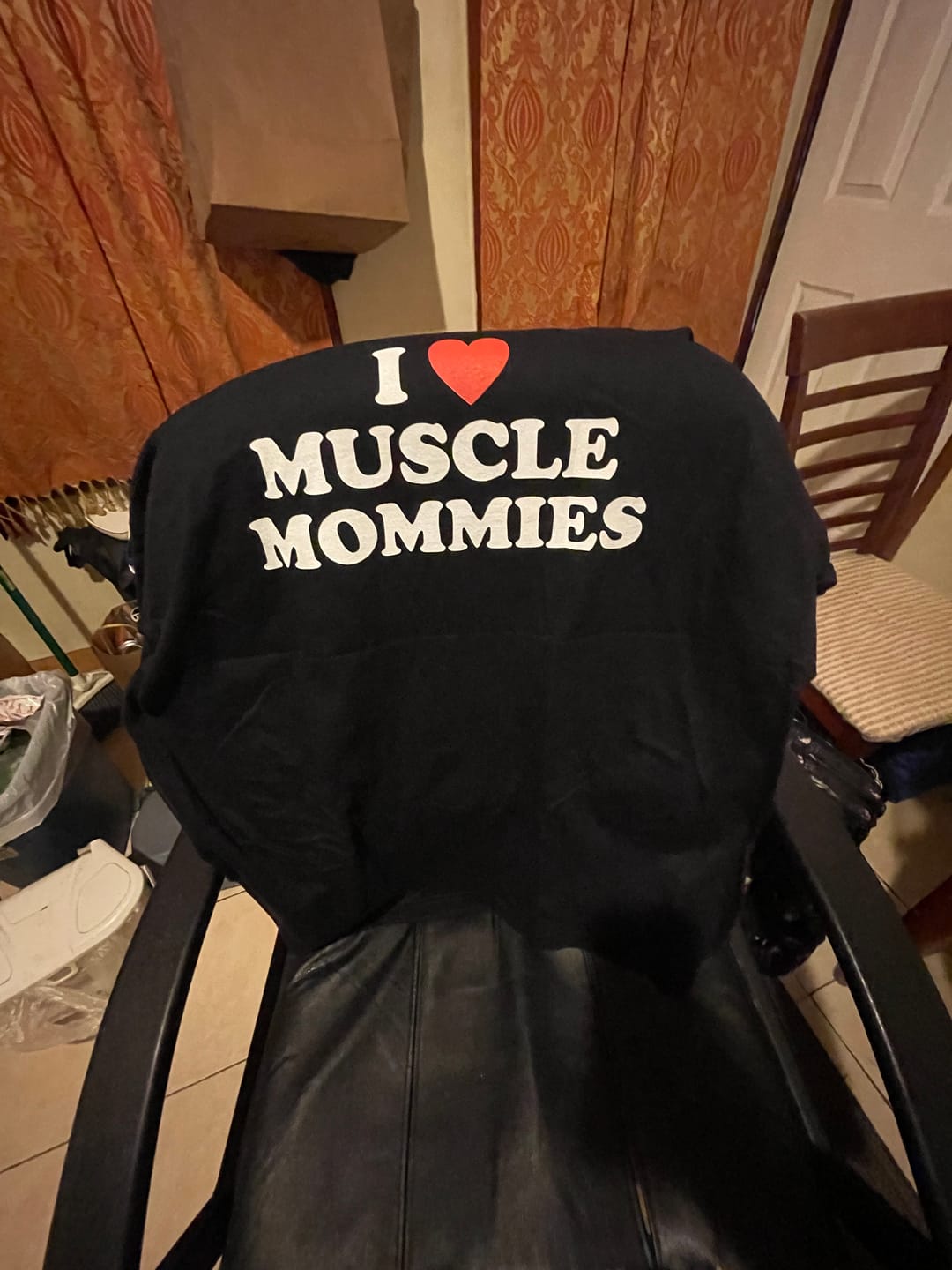 Customer photo review of I Love Muscle Mommies T-Shirt