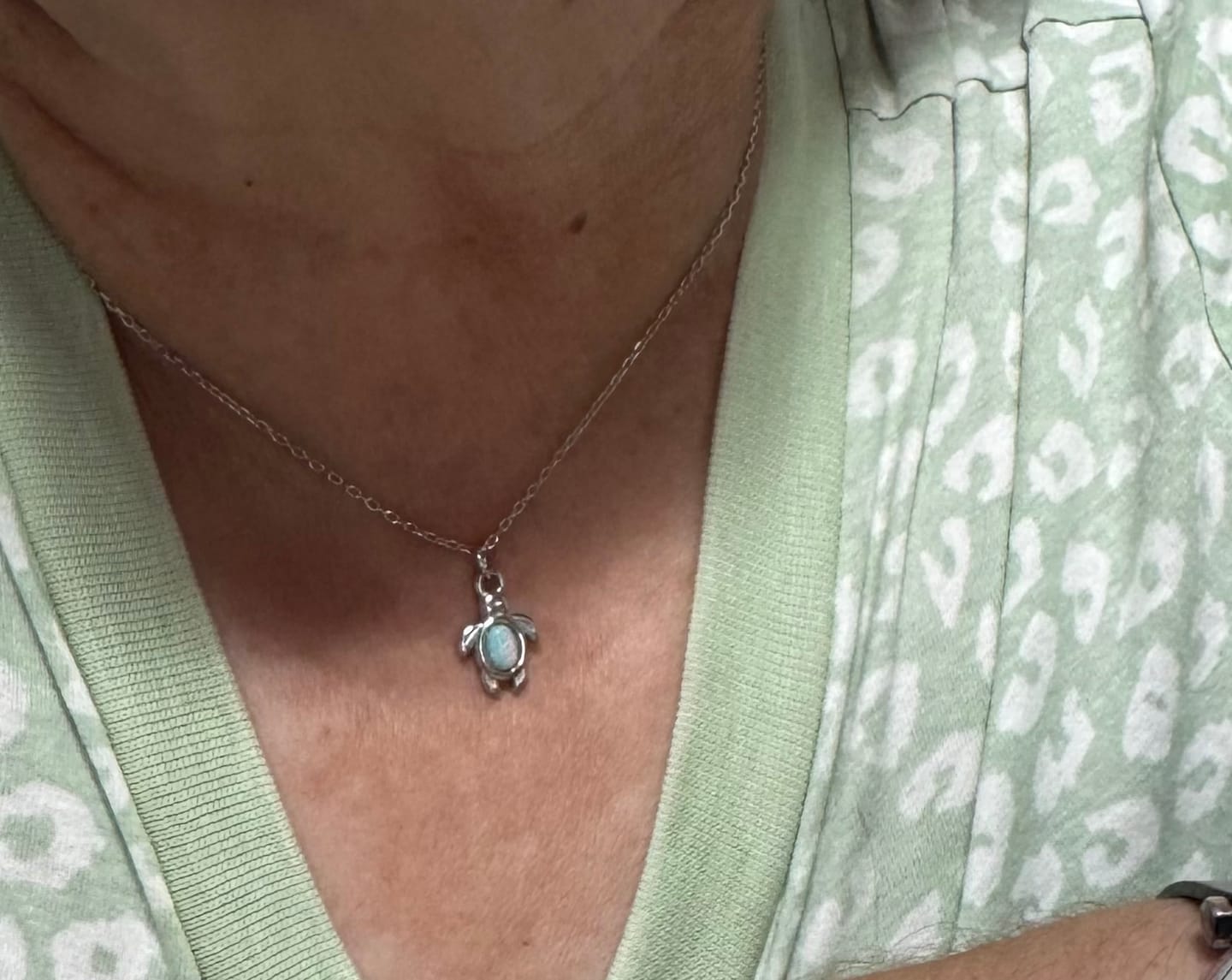 Customer photo review of Collar Tortuga Marina
