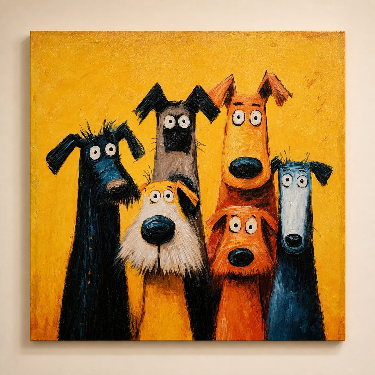 Customer photo review of Yellow Dog Parade Wall Art