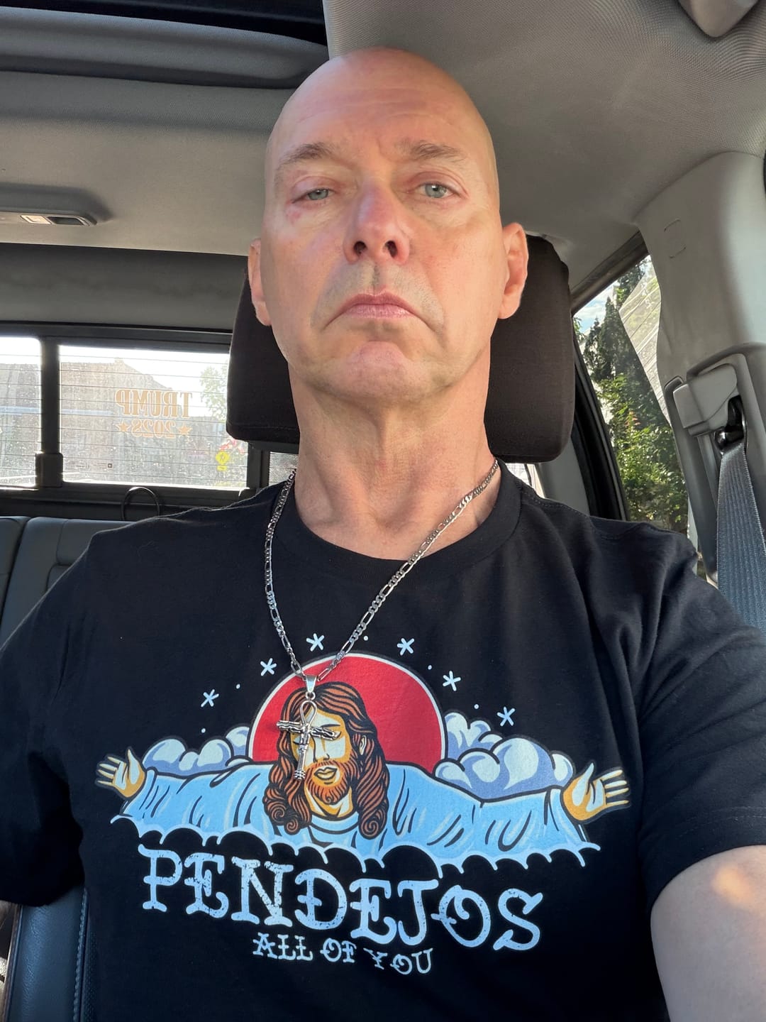 Customer photo review of Pendejos, All Of You Old School OG T-shirt