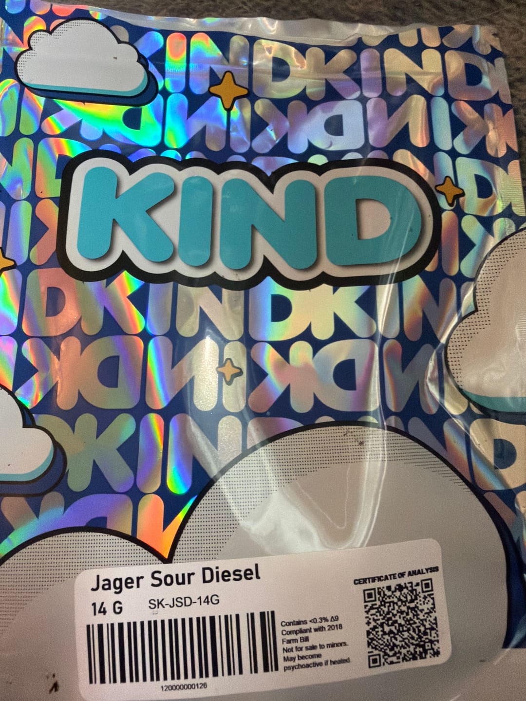 Customer photo review of Jager Sour Diesel - 14 Grams - Hybrid