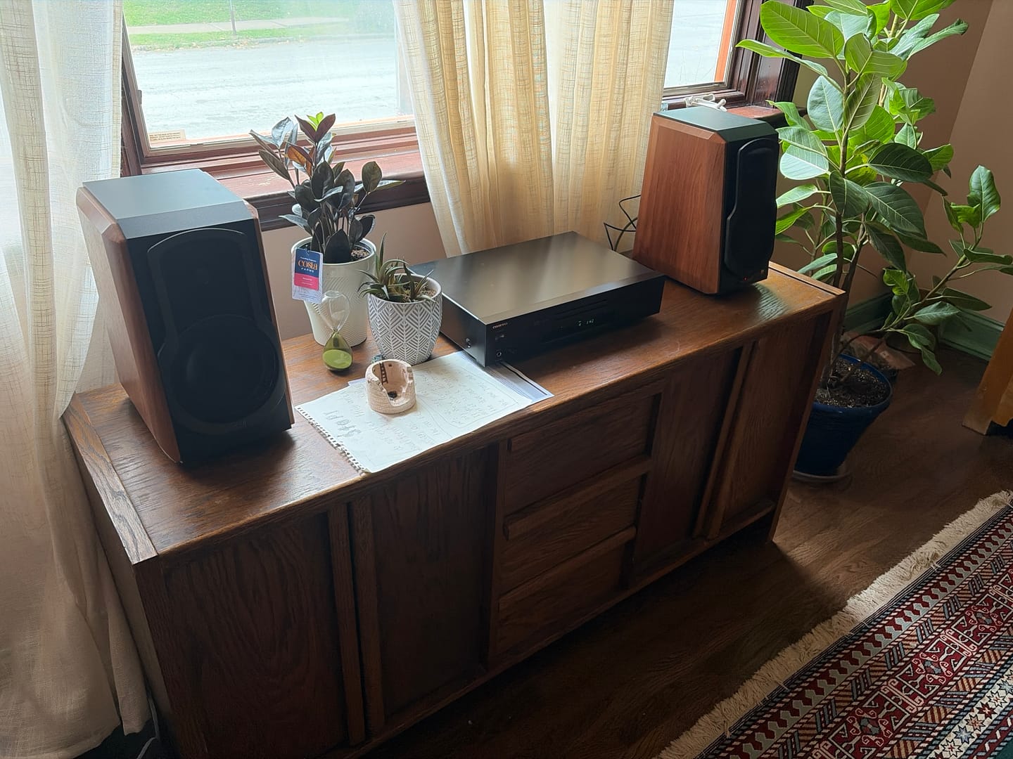 Customer photo review of S1000MKII Audiophile Active Bookshelf 2.0 Speakers (Certified Refurbished)