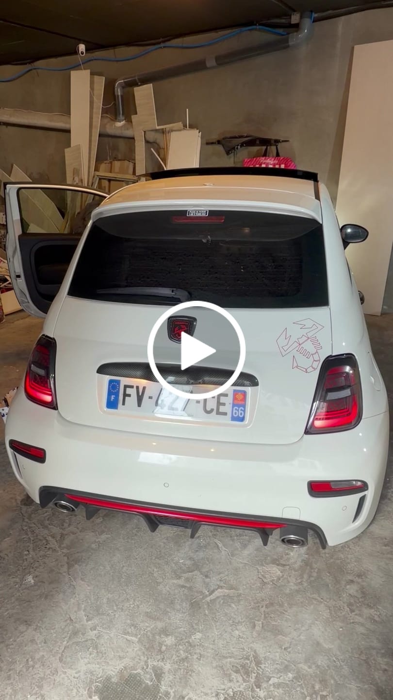 Customer video review of Fari LED Posteriori Abarth & Fiat 500 (2008-2025)