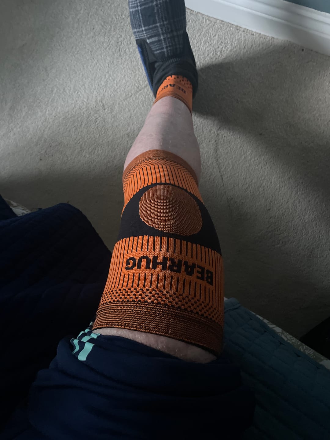 Customer photo review of Bamboo Ankle Support For Achilles Tendon And Ankle Sprains