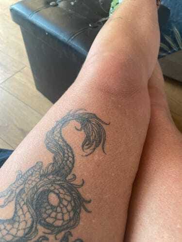 Customer photo review of Intensifying Tanning Cream - Coconut