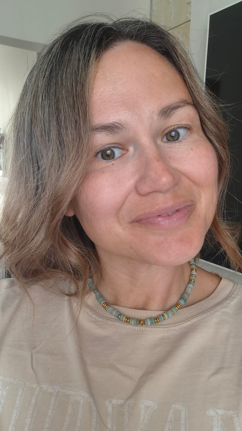 Customer photo review of Core Collection - Amazonite Necklace