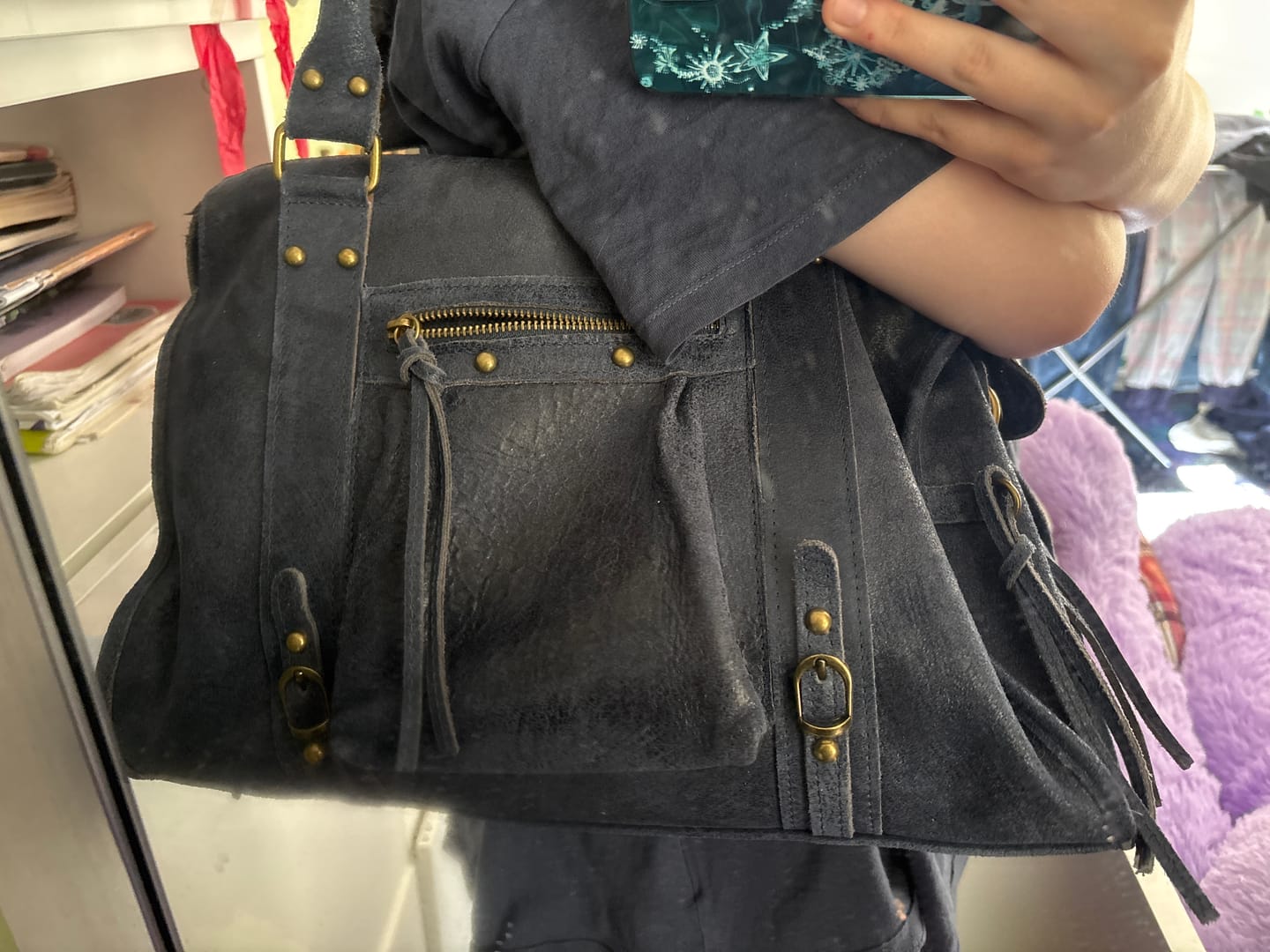 Customer photo review of It girl bag navy