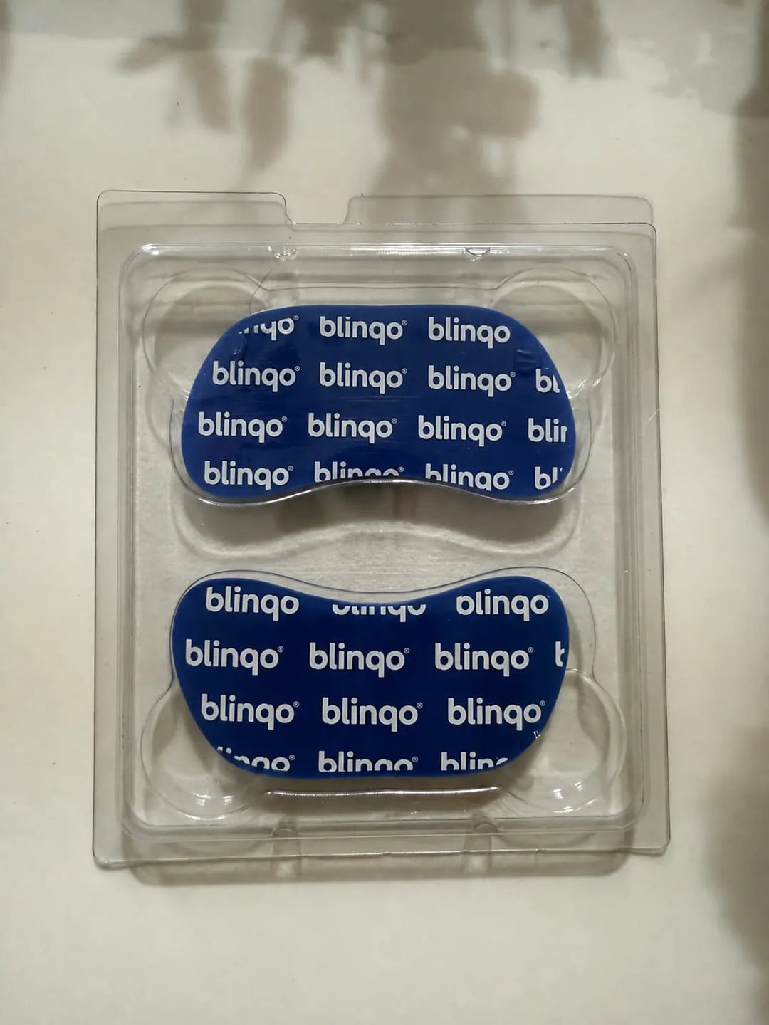 Customer photo review of Blinqo Supercharged Reusable Silicone Eye Masks