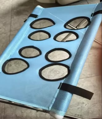 Customer photo review of FreshPaws™- Foldable Pet Bathing Stand