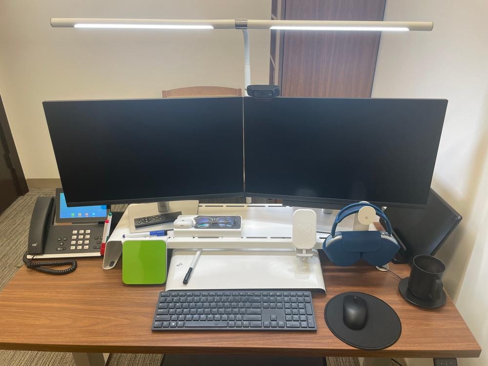 Customer photo review of Slope™ Desk Whiteboard