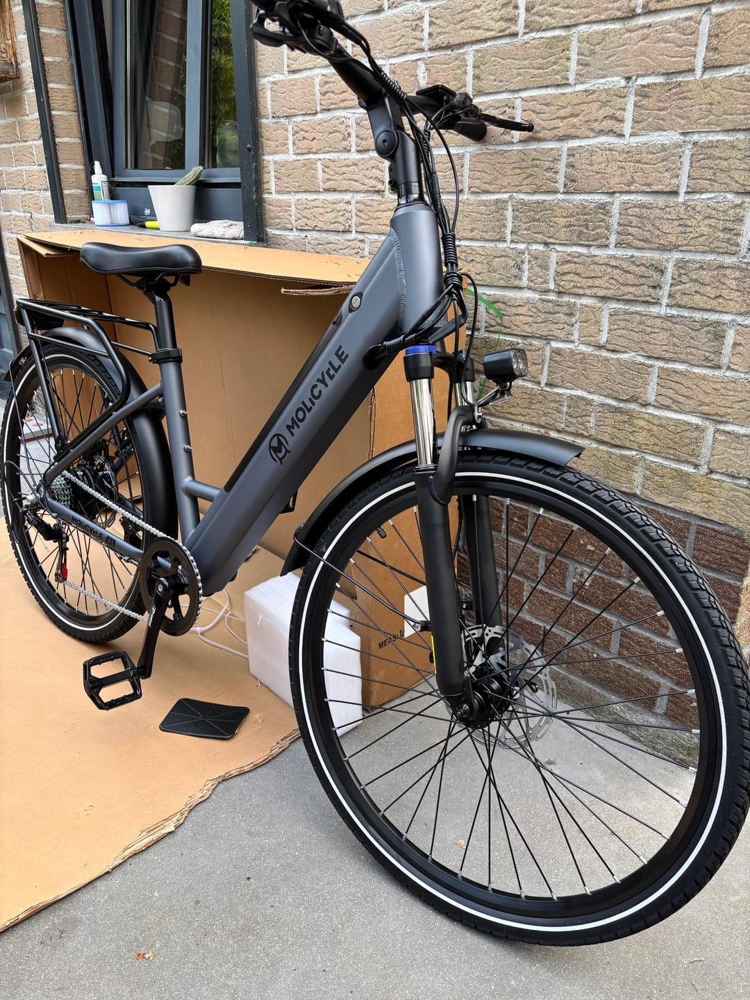 Customer photo review of Molicycle R1 250W 27.5" Electric City Bike 532Wh Battery 14.5Ah