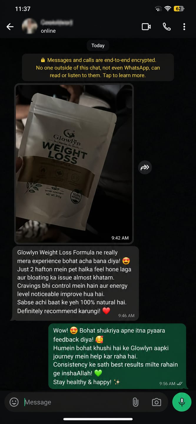 Customer photo review of Glowlyn Fitness Formula – Fit, Slim & Confident | 250g