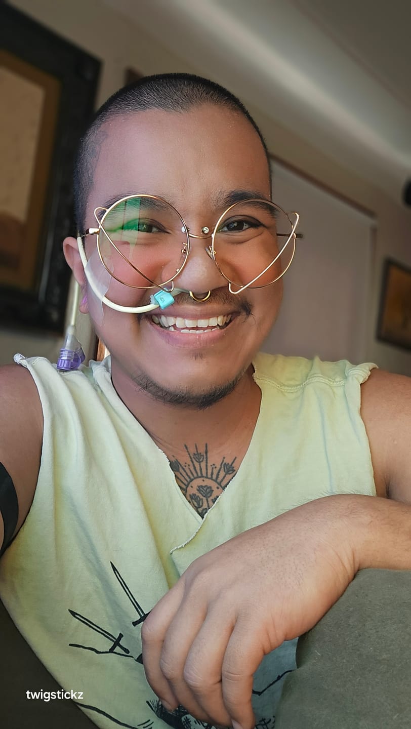 Customer photo review of Cosmic Eyeglasses