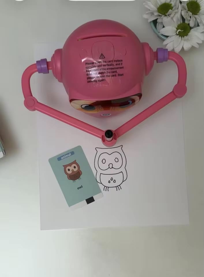 Customer photo review of SketchBot™ – Smart Drawing & Learning Robot