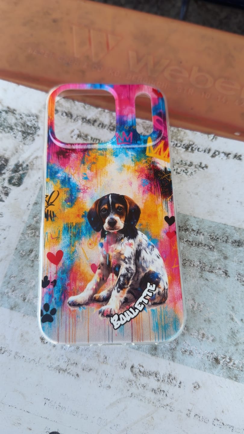 Customer photo review of Graffiti - Coque de téléphone personnalisée
