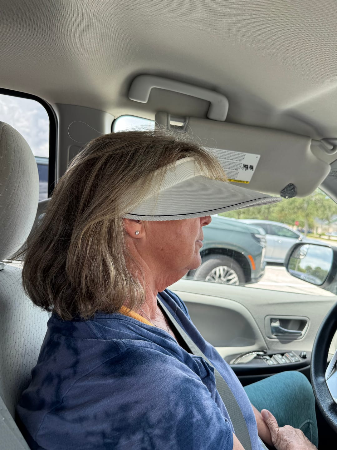 Customer photo review of Women's Lightweight Sun Protection Visor UPF 50+ BM569