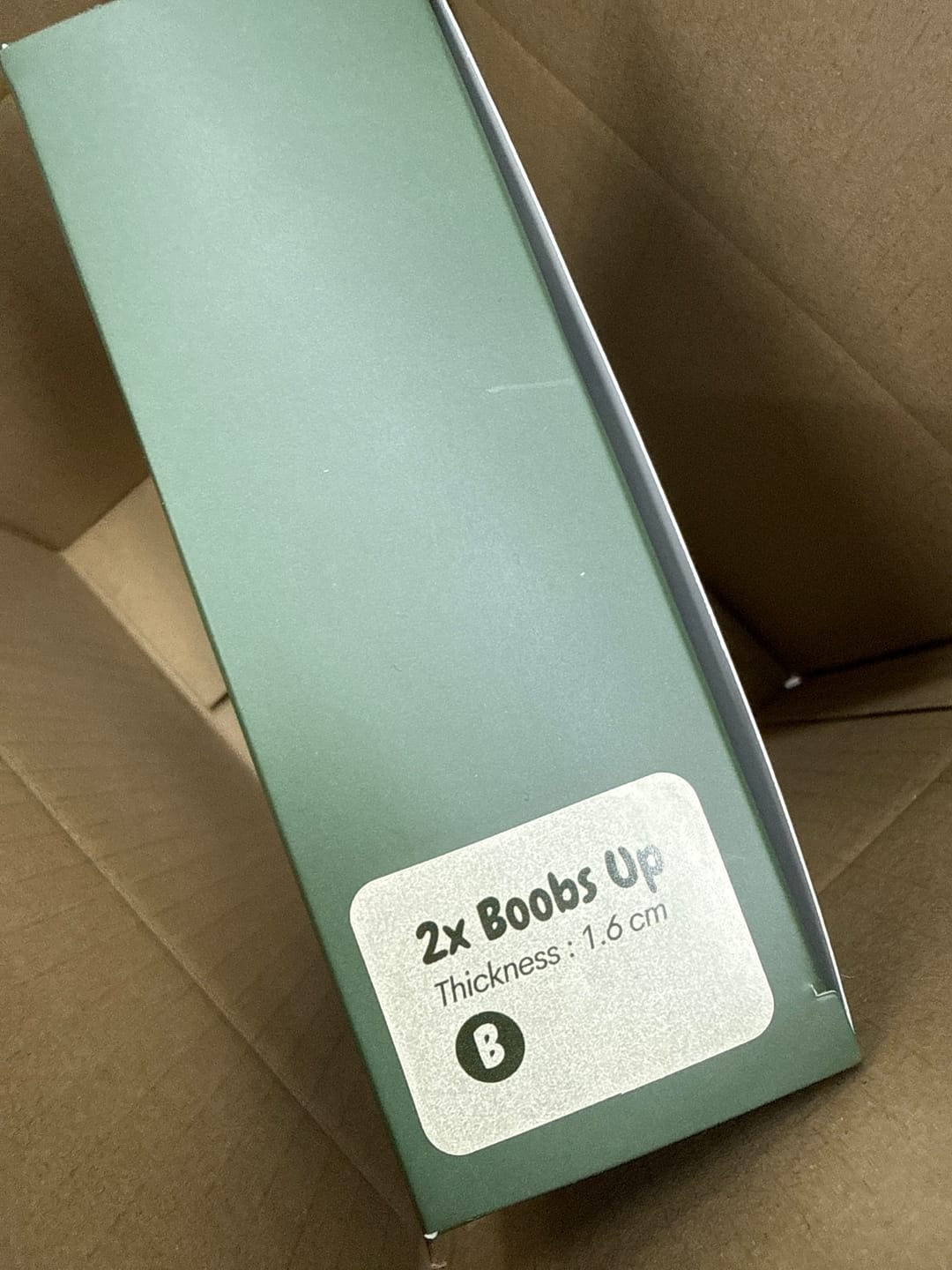 Customer photo review of 2X Boobs Up Nubra In Skin (1.6 cm)