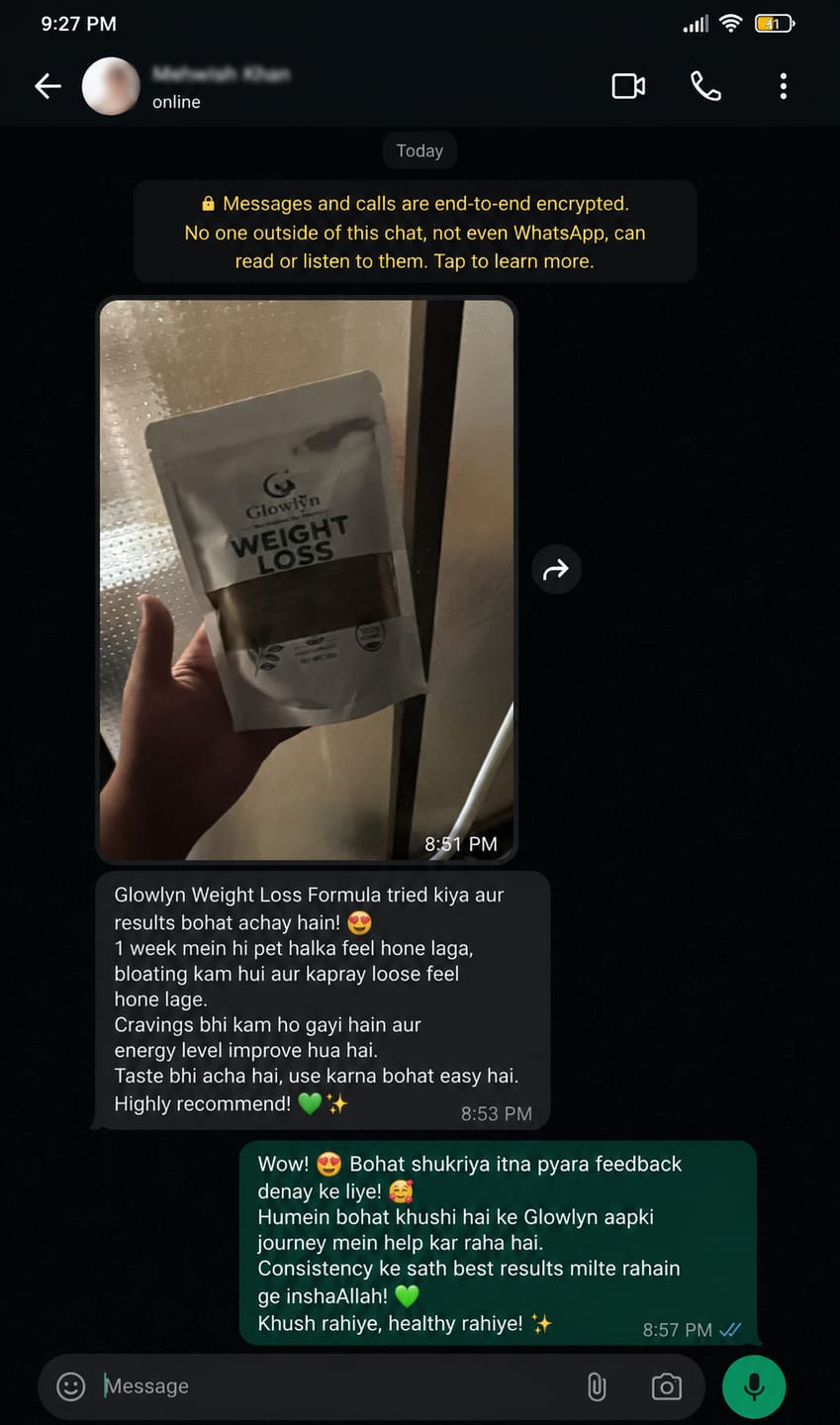 Customer photo review of Glowlyn Fitness Formula – Fit, Slim & Confident | 250g