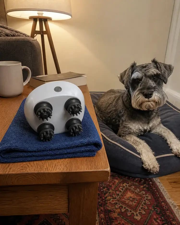 Customer photo review of Viva Pet Spa Handheld Massager