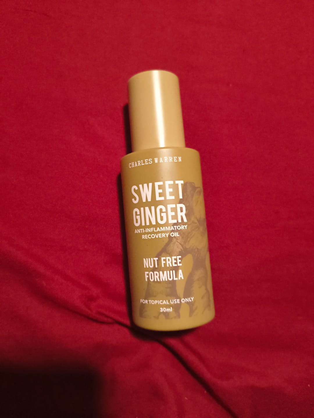 Customer photo review of [Nut-Free] Sweet Ginger Dry Oil for Sensitive Skin