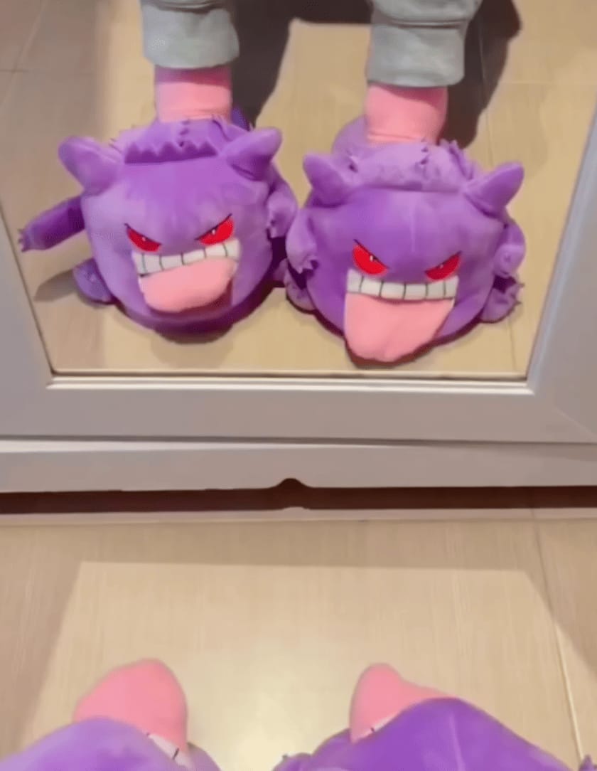 Customer photo review of Pantuflas Gengar