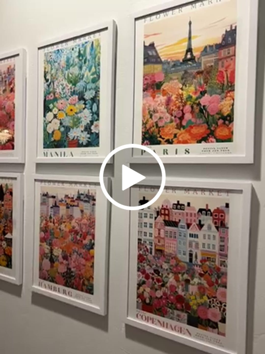 Customer video review of Paris Flower Poster