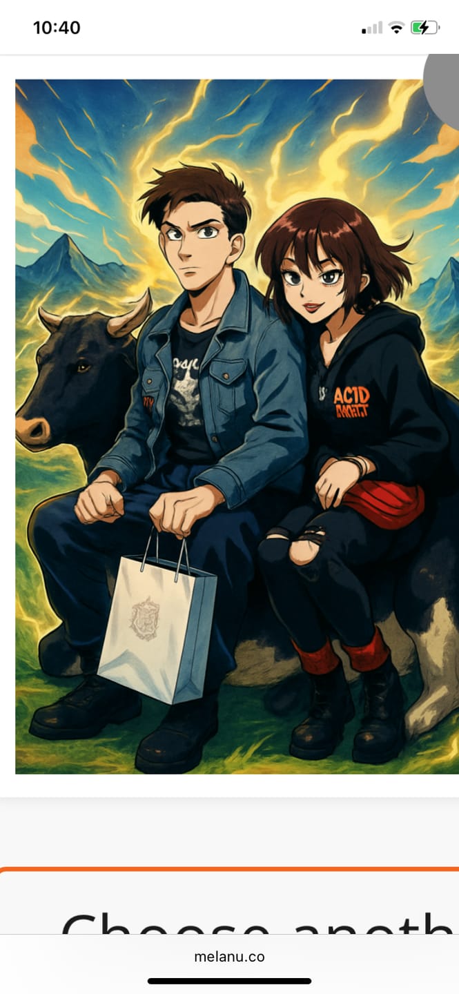 Customer photo review of Personalized Canvas - Portrait in Anime style