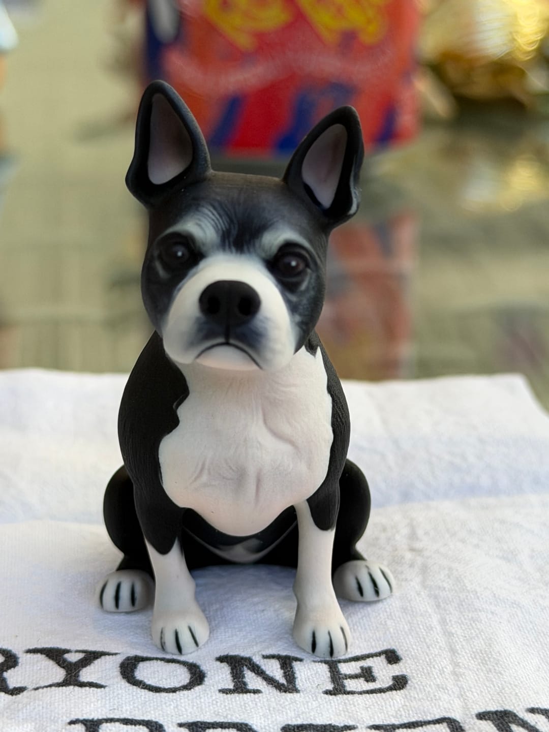 Customer photo review of Personalized Pet 3D Figurine from Photo