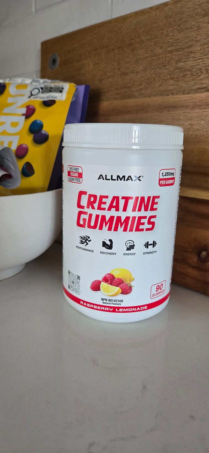 Customer photo review of Allmax - Creatine Gummies - 90 Gummies