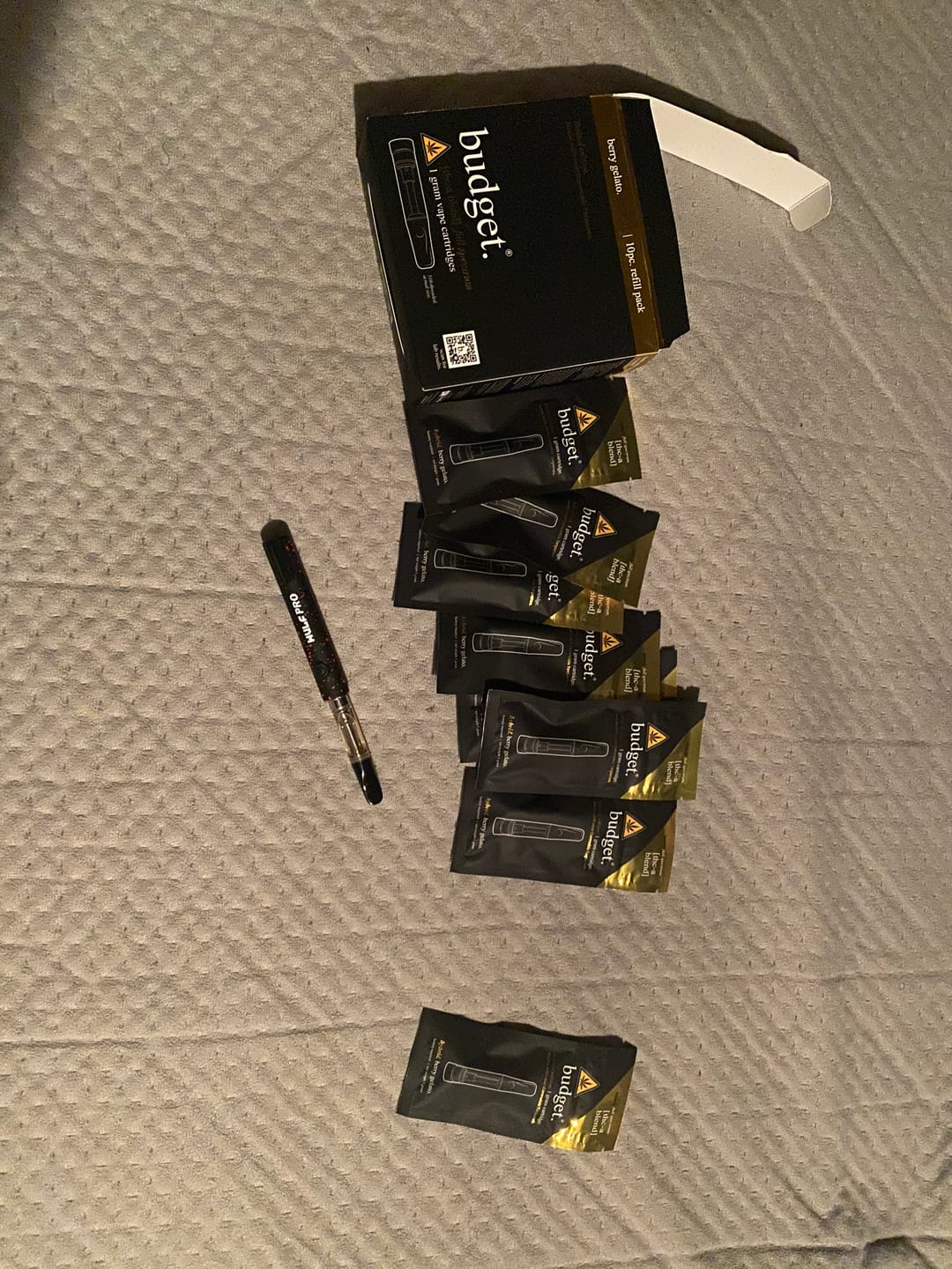 Customer photo review of 1 Gram THCA Full Spectrum Vape Cartridge | Berry Gelato - Hybrid