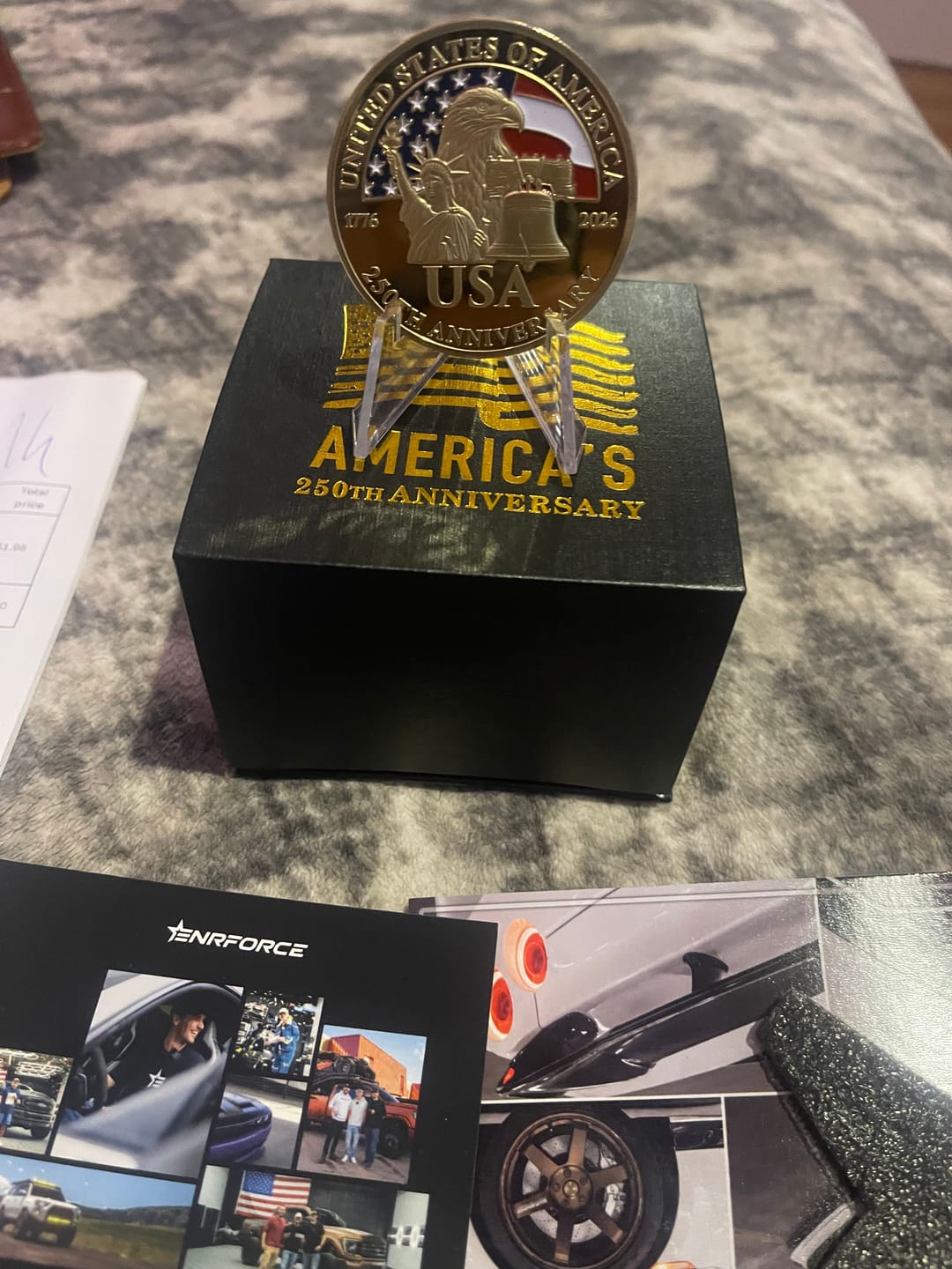 Customer photo review of Limited Edition 250th Gold Coin