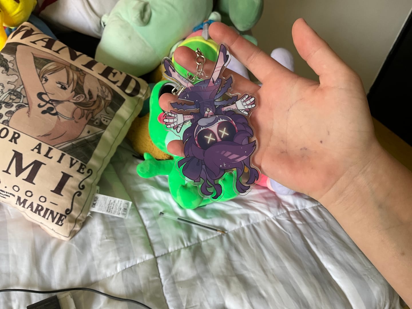 Customer photo review of Cyn Hang Tail Keychain