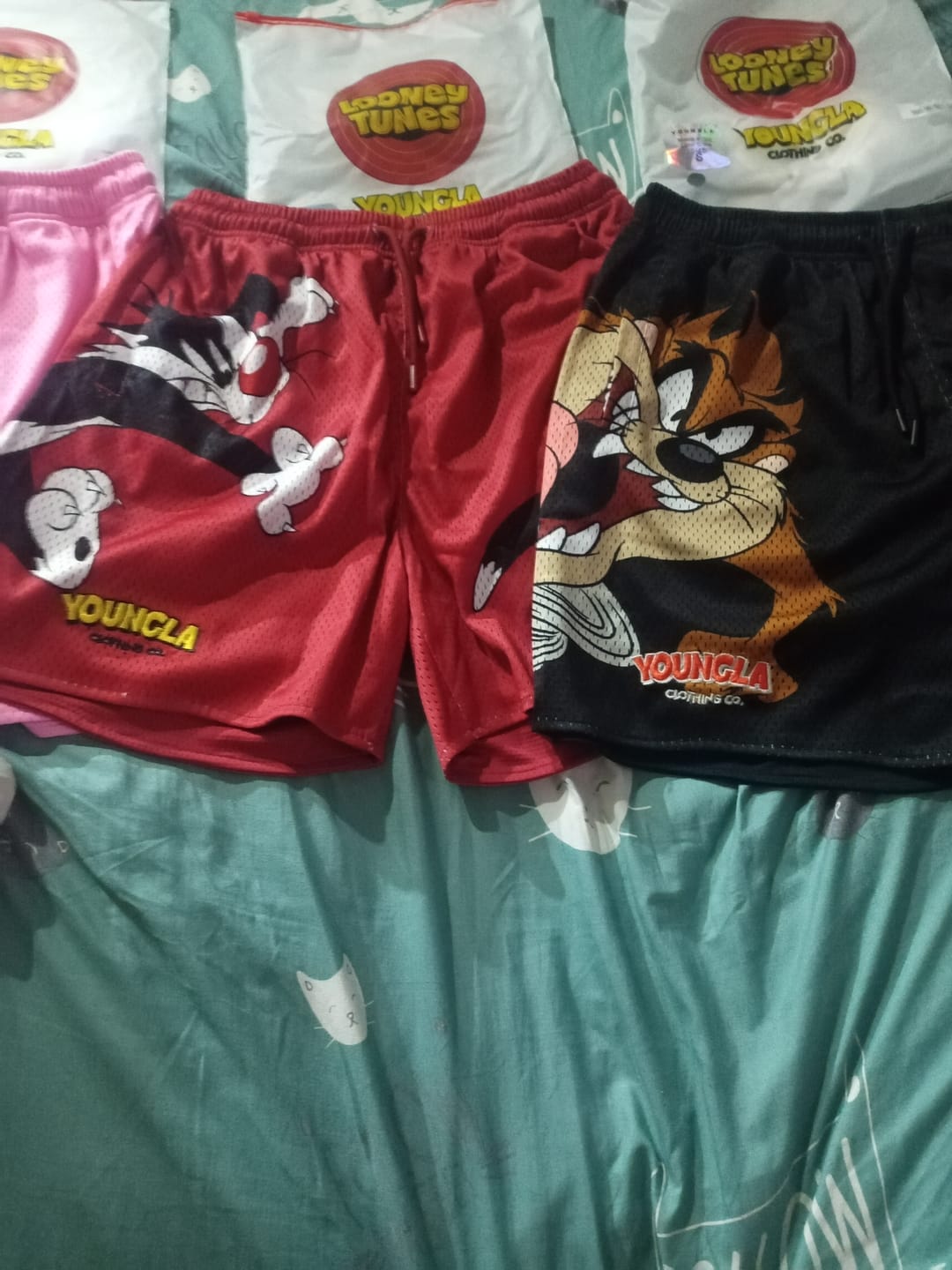 Customer photo review of 1098 - Looney Tunes Basketball Shorts