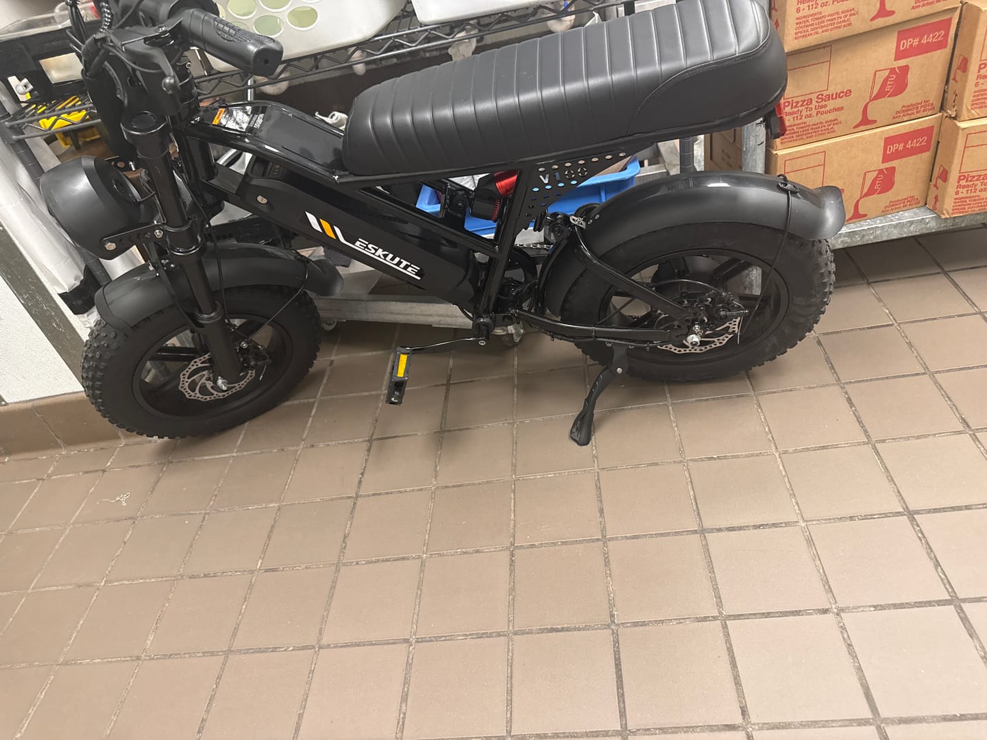 Customer photo review of Eskute® V100 16*4.0" Electric Bike for Kids&Teens