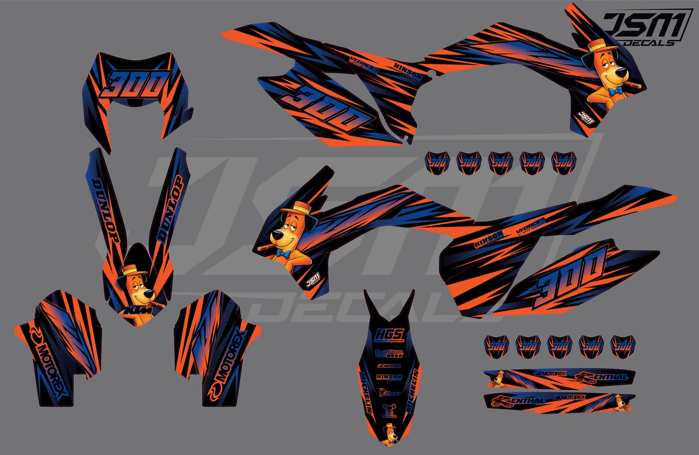 Customer photo review of FULL CUSTOM GRAPHICS KIT DEPOSIT