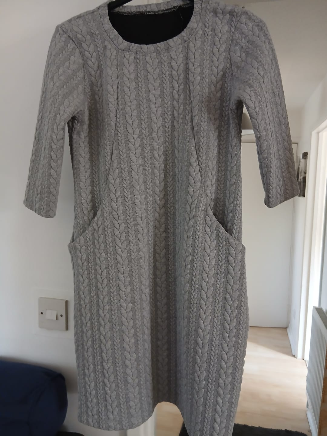 Customer photo review of Cable Knit Jersey Fabric