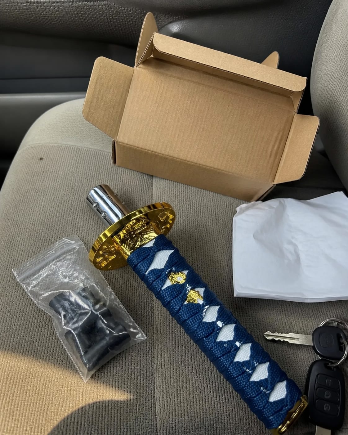Customer photo review of Katana - Palanca para Auto