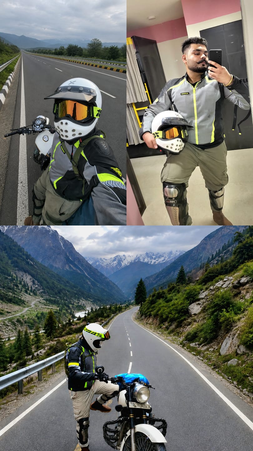 Customer photo review of Addon Pro Max Jacket (Black Neon Green)