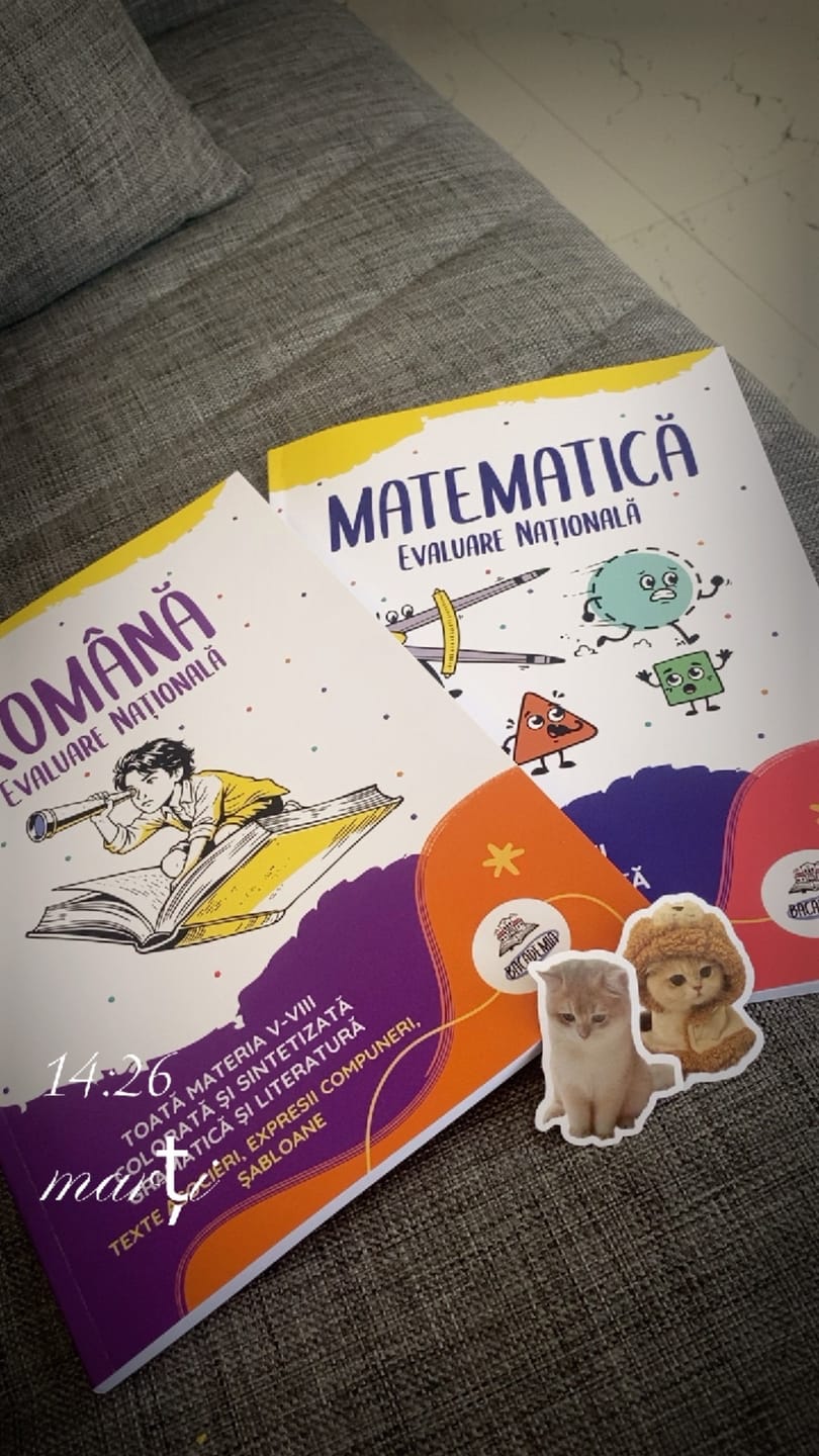 Customer photo review of Pachet Evaluare Națională (Română + Matematică) Bacademia